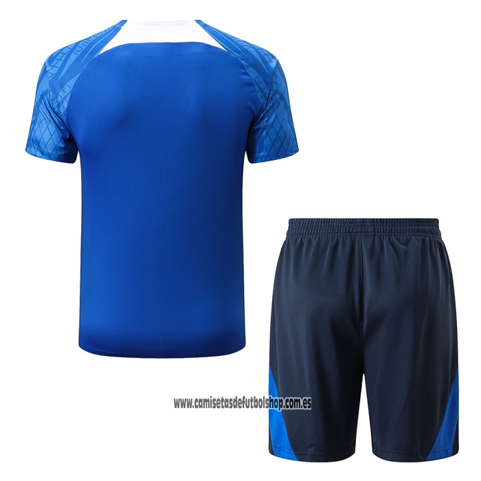 Chandal del Francia 22-23 Manga Corta Azul - Pantalon Corto